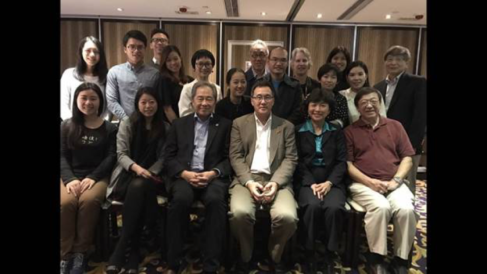Trustees with Chan Fellows in Hong Kong